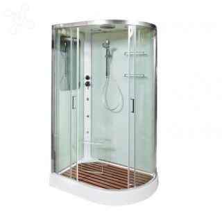 Душевая кабина Deto А102 L с гидромассажем 120х80х220 см